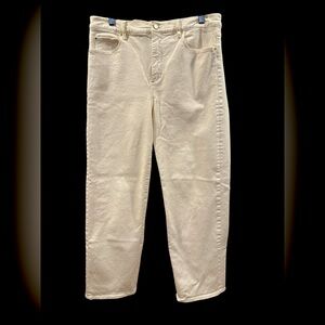 Ann TaylorThe Straight warm winter white jeans size 10